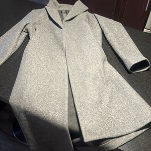 Zara long coat gray small